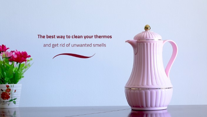 Rose Thermos | The best way to clean your thermos and get rid of unwanted smells