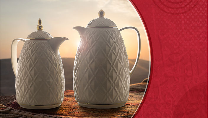 Rose Thermos | the traditions of serving Arabic Coffee are rooted in our societies | agent in UAE, Riviera Home